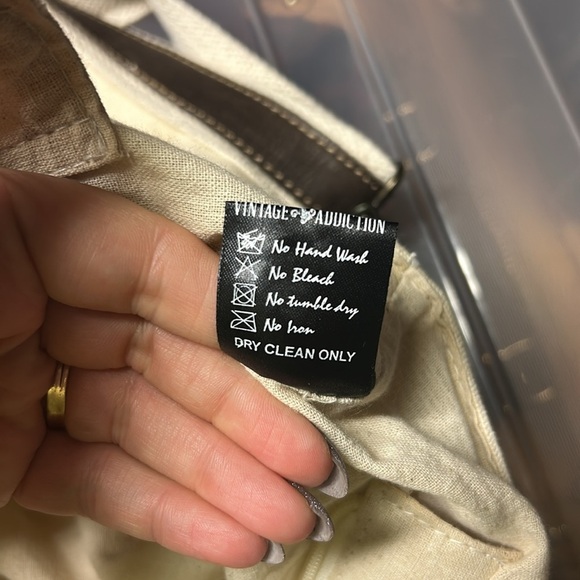 Vintage Addiction Upcycled Canvas Military Tent Messenger Crossbody Men's Bag - Picture 8 of 8